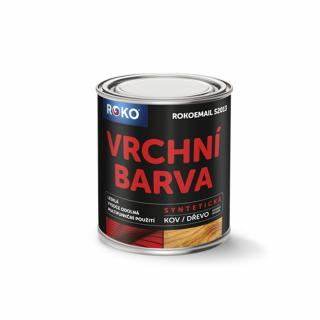 Vrchní barva Rokoemail S 2013 0.6l, více barev - HNĚDÁ ČOKOLADOVÁ