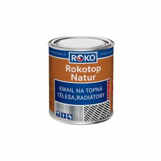 Vrchní nátěr Rokotop natur RK 411 na radiátory, 0.75l bílý