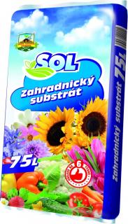 Zahradnický substrát SOL,  75l