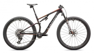 Celoodpružené horské kolo Specialized S-Works Epic 8  Gloss Carbon/Metallic Vivid Pink/Viavi Magenta Gold/Metallic Midnight Shadow/White Barva kola:…