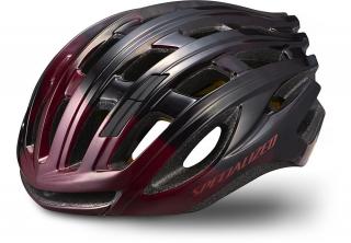 Cyklistická helma Specialized Propero 3 ANGI MIPS  Gloss Maroon/Gloss Black Velikost: L