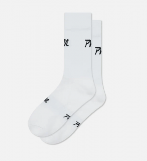 Cyklistické ponožky Pedal Mafia Pro Sock White Velikost: L/XL