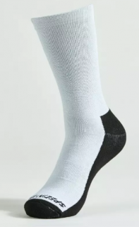 Cyklistické ponožky Specialized Primaloft® Lightweight Tall Logo Dove Grey Velikost: XL