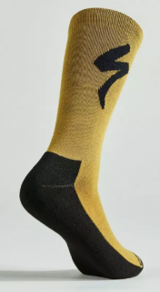 Cyklistické ponožky Specialized Primaloft® Lightweight Tall Logo Harvest Gold Velikost: XL