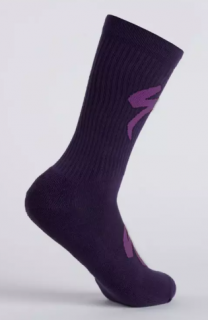 Cyklistické ponožky Specialized Techno MTB Tall  Dusk/Purple Orchid Velikost: S