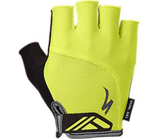 Cyklistické rukavice Specialized Bg Dual Gel  Hyper Green Velikost: M