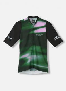 Dámský cyklistický dres Pedal Mafia Womens Core Racing Jersey Green Velikost: S