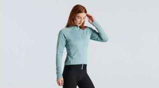 Dámský cyklistický dres Specialized RBX EXPERT THERMAL JERSEY LS WMN  Arctic Blue Velikost: L