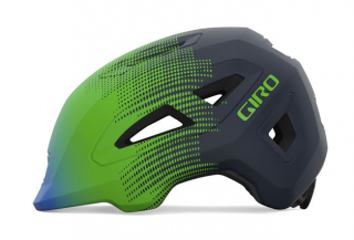 Dětská cyklistická helma GIRO Scamp II Mat Blue/Green Towers Velikost: XS