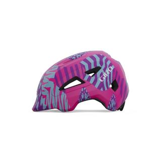 Dětská cyklistická helma GIRO Scamp II Mat Pink Animal Velikost: S