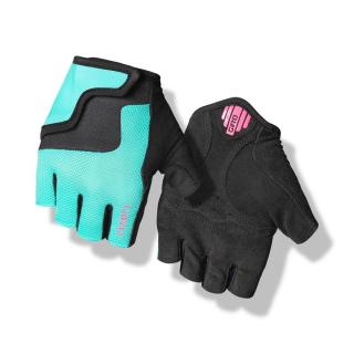 Dětské cyklistické rukavice GIRO Bravo Jr Screaming Teal/Neon Pink Velikost: S