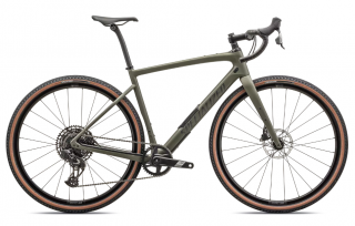 Gravel kolo Specialized Diverge Comp Carbon 2024  SATIN OAK GREEN/SMOKE Barva kola: SATIN OAK GREEN/SMOKE, Modelový rok: 2024, Velikost kola: 54