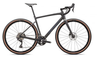 Gravel kolo Specialized Diverge Sport Carbon 2024  SATIN CARBON/BLUE ONYX Barva kola: SATIN CARBON/BLUE ONYX, Modelový rok: 2024, Velikost kola: 56