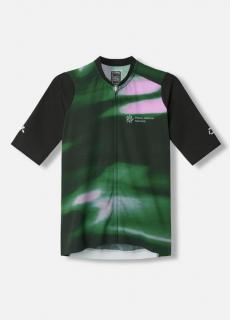 Pánský cyklistický dres Pedal Mafia Mens CORE Racing Jersey Green Velikost: XL