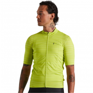 Pánský cyklistický dres Specialized RBX MIRAGE JERSEY SS MEN  Hyper Green Velikost: L
