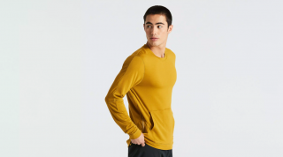 Pánský cyklistický dres Specialized TRAIL THERMAL JERSEY MEN  Harvest Gold Velikost: XL