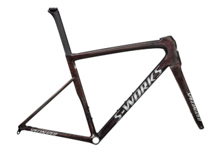Silniční rám Specialized S-Works Tarmac SL8 Frameset  Gloss Carbon / Red To Gold Blurred Speckle / Metallic White Silver Barva kola: Gloss Carbon /…