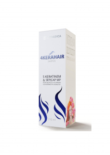 4KERAHAIR Šampon s KERATINEM & SEPICAP™ MP 210 ml, exp. 1.6/25