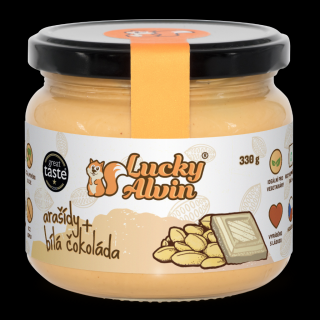 Lucky Alvin Arašídy + bílá čokoláda 330 g