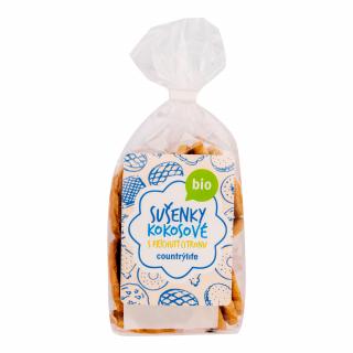 Sušenky kokosové s příchutí citronu 175 g BIO   COUNTRY LIFE
