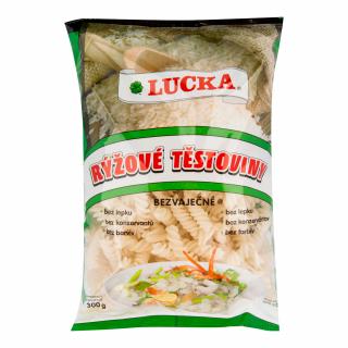 Těstoviny vřetena rýžové bezlepkové 300 g   LUCKA
