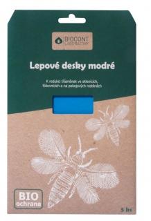 BioCont - Lepové desky proti třásněnkám 5 Ks - modré│Obsahuje 5 Ks