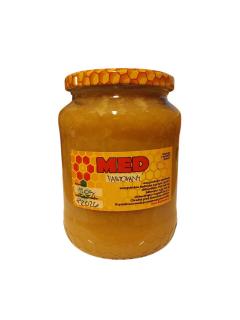 Bioflower Med pastovaný  cca 1 kg│pravý a kvalitní český med, Velikost 210 g