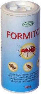 Formitox - Krystalický prášek  proti mravencům 120 g│proti rybenkám, švábům, rusům domácím a mouše domácí
