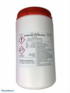 GEW CHEMIE Kyselina šťavelová 1 kg│Teplota sublimace 157 °C