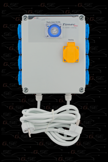 GSE Timer Box II 8 × 600 W + 2000 W - spínací časové hodiny