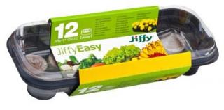 Jiffy minipařeniště GH-12  + 12 ks rašelinových tablet Jiffy-7│Jiffy tablety neobsahují škůdce ani zárodky nemocí