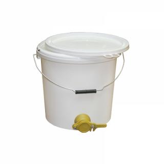 Kovomat Stáčecí nádoba na 25 kg medu plastová bílá│Bioflower