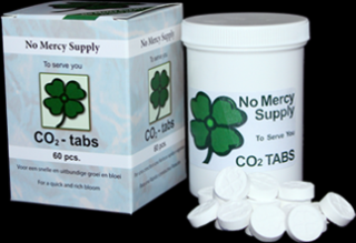 No Mercy Supply -  CO2 Tablety 60ks│Používají se pro všechny typy pěstebních médií.