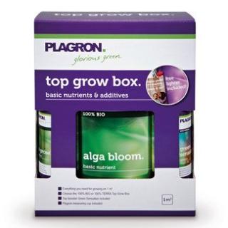 PLAGRON Top Grow Box Alga, sada hnojiv a doplňků│praktické balení oblíbených hnojiv a doplňků pro biologické pěstování