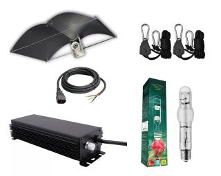 Profi komplet kit 600W růst - digi předřadník + velké stínidlo + MH výbojka + závěs
