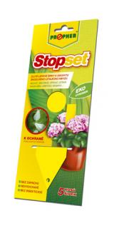 Propher - Stopset žluté šipky 14 x 5 cm, k odchytu škodlivého létajícího hmyzu 5 ks│Souprava obsahuje 5 ks šipek - 2 ks jednostranně a 3 ks oboustranně lepivých