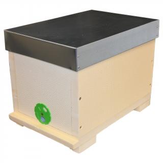 Styrodurový plemenáč pro chov včelích matek na 5 rámků 39x24 cm│Vnitřní rozměry: 40,5 × 23 × 29 cm