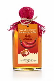 Vaškův karamel - Hot chilli karamel od Vaška 0,1 l│ostřejší slaný Chilli karamel s rozmarýnem