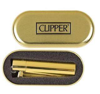 Zapalovač Clipper CMP11R Gold+Giftbox