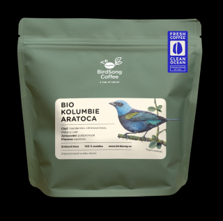 Bio Kolumbie Aratoca Hmotnost: 250g