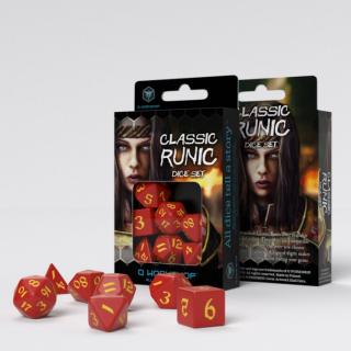 ADC Blackfire Sada kostek — Classic Runic (7 kostek) Barva: Červená & Žlutá