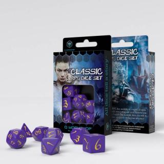 Chessex Sada kostek - Classic RPG (7 kostek) Barva: Fialová & Žlutá