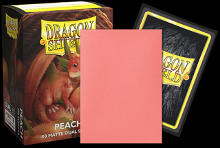 Dragon Shield Dual Matte obaly (100 obalů) Barva 2: Peach Piip
