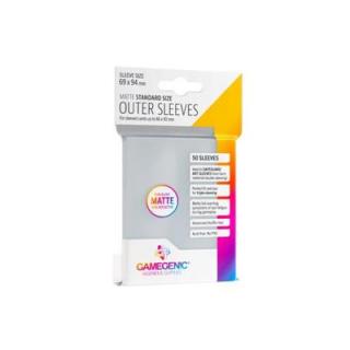 Dragon Shield Gamegenic — Japanese Size Matte Clear Outer Sleeves (60 kusů)