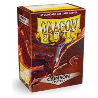 Dragon Shield Matte obaly (100 obalů) Barva: Karmínová