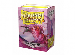 Dragon Shield Matte obaly (100 obalů) Barva: Pink Diamond