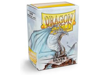 Dragon Shield Matte obaly (100 obalů) Barva: Stříbrná