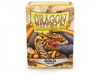 Dragon Shield Matte obaly (100 obalů) Barva: Zlatá