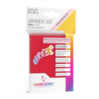 Gamegenic - PRIME Japanese Sized Sleeves (Yu-Gi-Oh!) Barva: Červená