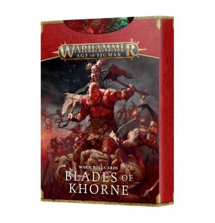 Games Workshop Age of Sigmar — Warscroll Cards Blades of Khorne